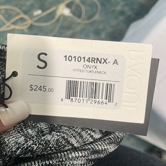 Raoul Black Striped Knit Turtleneck - Picture 6 of 8